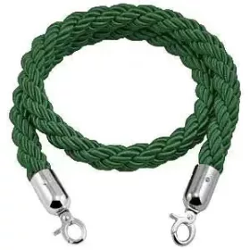 Green twisted barrier rope, 160cm (CSKZK)