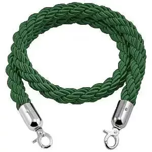 Green twisted barrier rope, 160cm (CSKZK)