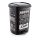 Plastic pedal bin, black/black pattern GOGO 20L