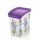 Plastic Smart Click trash can with flip lid, Lavender pattern 12L