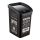 Plastic Smart Click trash can with flip lid, with black/black pattern inscription GOGO 23L