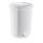 Plastic pedal bin, white 50L