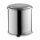 Stainless industrial pedal bin, 50 L, shiny