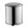 Stainless industrial pedal bin, 90 L, shiny