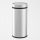 Stainless steel Henger dustbin with flip lid 45L, shiny