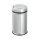 Stainless steel cylinder trash can with tilting lid 11L, shiny
