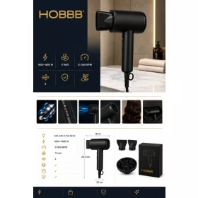 HOBBB Frederiksberg hair dryer, 1800 W