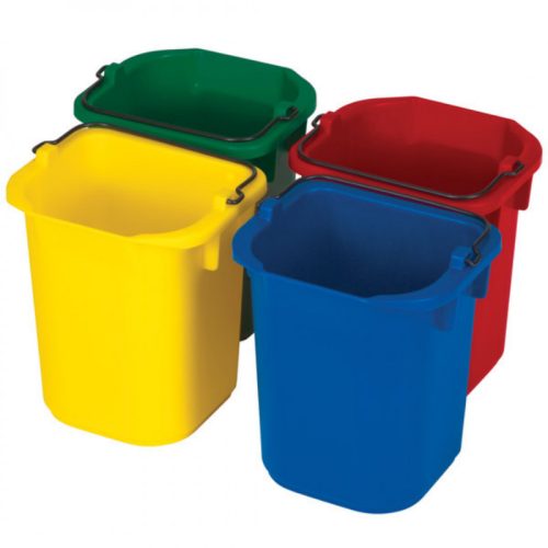 Rubbermaid Color Coded Bucket Set