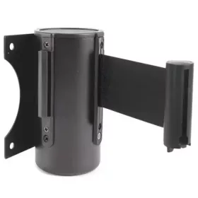 Wall-mounted belt unit metal, with black belt, 5m, 5m (FTFF)