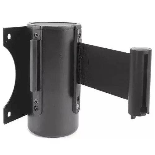 Wall-mounted belt unit metal, with black belt, 5m, 5m (FTFF)