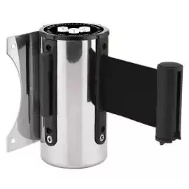 Wall-mounted belt unit metal, with black belt, 5m, 5m (FTKF)
