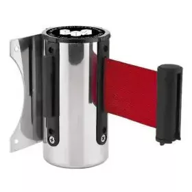 Wall-mounted belt unit metal, with red belt, 5m, 5m (FTKP)
