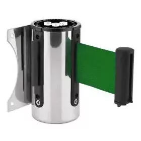 Wall-mounted belt unit metal, with green belt, 5m, 5m (FTKZ)