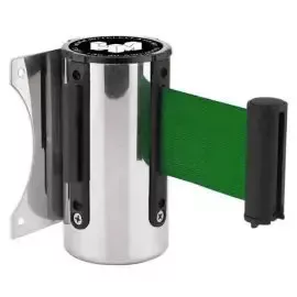 Wall-mounted belt unit metal, with green belt, 5m, 5m (FTKZ)