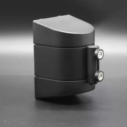 Black wall-mounted belt housing plastic, with yellow-black belt, 5m, 5m (FTMFM)