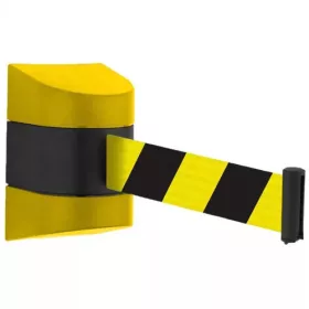   Yellow wall-mounted plastic cassette, with yellow-black belt, 5m, 5m (FTMSF)