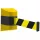 Yellow wall-mounted plastic cassette, with yellow-black belt, 5m, 5m (FTMSF)