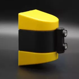   Yellow wall-mounted plastic cassette, with yellow-black belt, 5m, 5m (FTMSM)