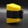 Yellow wall-mounted plastic cassette, with yellow-black belt, 5m, 5m (FTMSM)