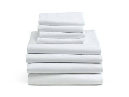 Sheet COTTON 100%, white 220x260cm