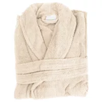 Coloured terry bathrobes