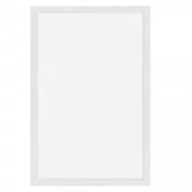   Securit kréta tábla 40×60 cm, lakkozott fehér, fa hatású kerettel