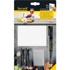 Securit table chalkboard A7, L-shaped, set of 5