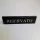 RISERVATO table sign, black faux leather, gold print, large