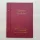 Classic screw-bound menu cover, burgundy faux leather, with logo print, 10 sleeves, A4