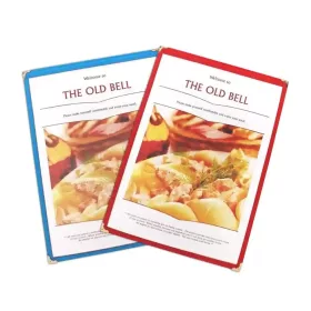 Bistro menu cover A5, 1 sheet, red