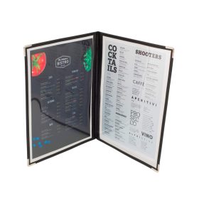 Bistro étlaptartó, 2 lapos, A3 méretű