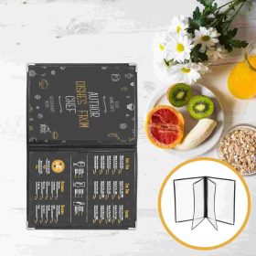 Bistro étlaptartó, 4 lapos, A5 méretű