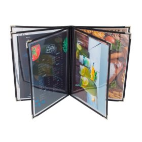 Bistro étlaptartó, 6 lapos, A5 méretű