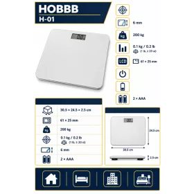 HOBBB Sol digital bathroom scale