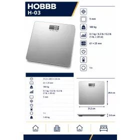 HOBBB Vind digital bathroom scale