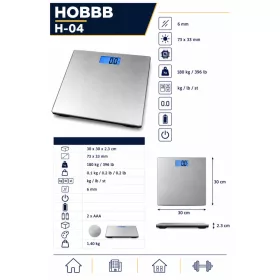 HOBBB Strand digital bathroom scale