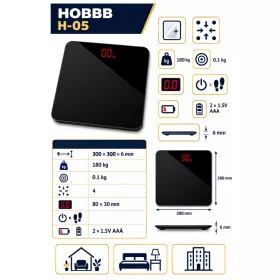 HOBBB Hede digital bathroom scale
