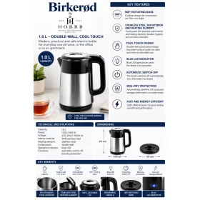 HOBBB Birkerød kettle, 1.0 l