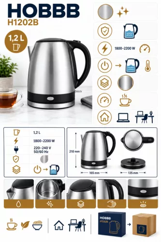 HOBBB Svendborg kettle, 1.2 l