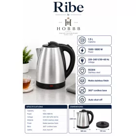 HOBBB Ribe kettle, 1.5 l