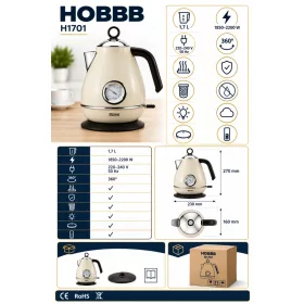 HOBBB Aarhus kettle, 1.7 l