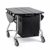 Food warmer and foldable Room service trolley set