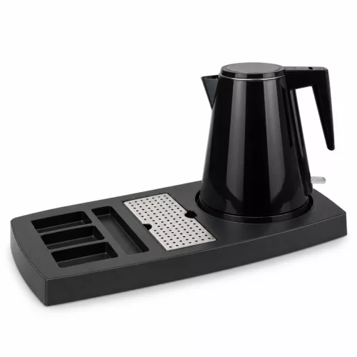 HOBBB Nakskov tray + Holstebro H1206 Black kettle, 1.2 l – set