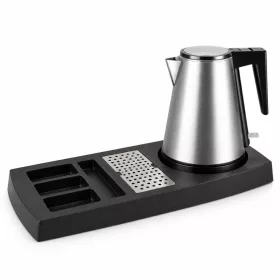   HOBBB Nakskov tray + Holstebro H1206 Silver kettle, 1.2 l – set