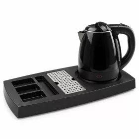  HOBBB Nakskov tray + Viborg H2002 Black kettle, 1.2 l – set