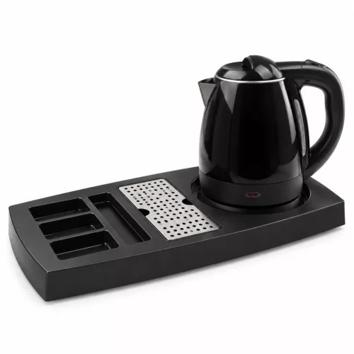 HOBBB Nakskov tray + Viborg H2002 Black kettle, 1.2 l – set
