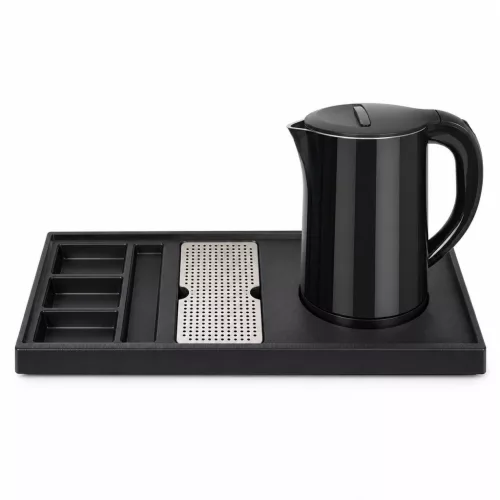 HOBBB Gentofte tray + Køge H1266 Black kettle, 1.2 l – set