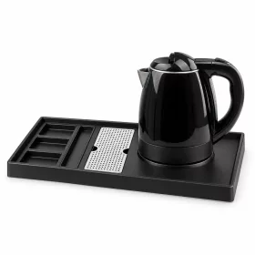   HOBBB Gentofte tray + Viborg H2002 Black kettle, 1.2 l – set