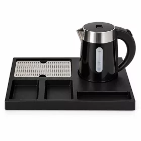   HOBBB Charlottenlund tray + H1262 Black kettle, 0.6 l – set