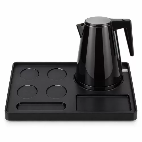 HOBBB Hadsund tray + Holstebro H1206 Black kettle, 1.2 l – set